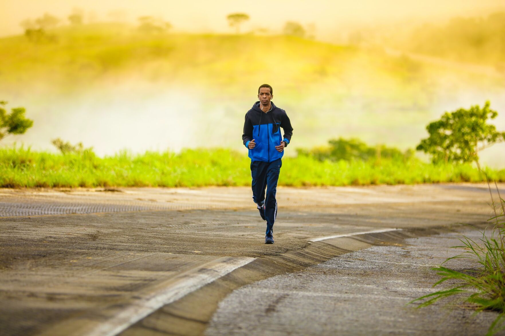 Man jogging